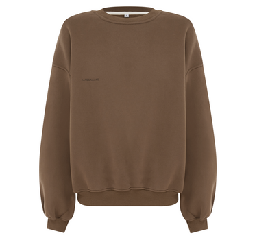 luxe jumper chocolate brown - brown jumper for women - Kate Galliano activewear