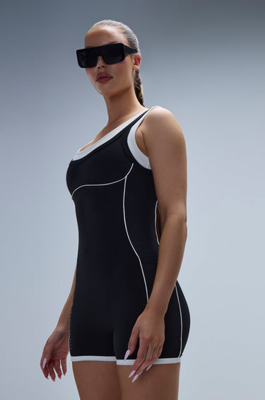 Contrast Romper - KATE GALLIANO