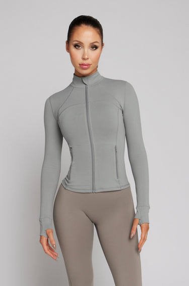 Zip Jacket - Light GreyKG20 - L - M/LKATE GALLIANO