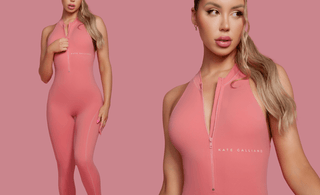 Slay Your Workout: Dive into Versatility with Kate Galliano Activewear's Pink Jumpsuit - KATE GALLIANO