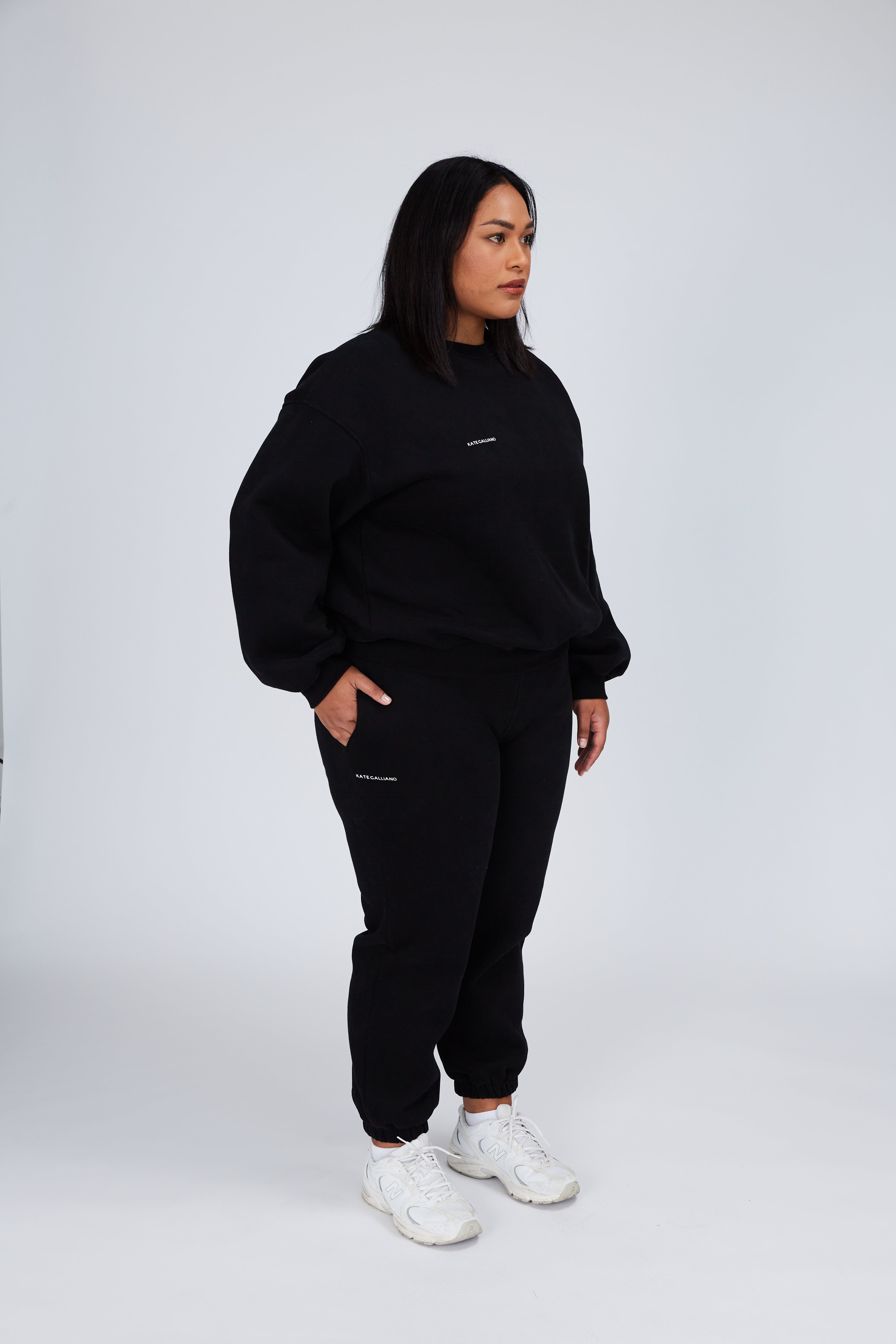 black  luxe  jumper - Kate Galliano activewear