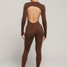 Long Sleeve Unitard - Cacao | Kate Galliano Activewear