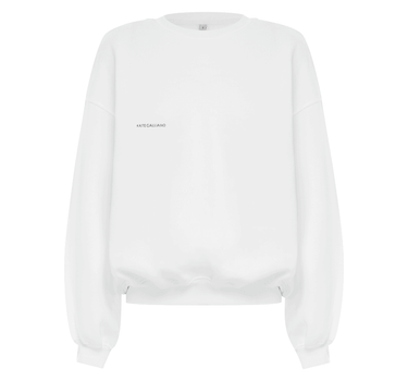 white jumper for women - luxe 23 white jumper - kate galliano activewear