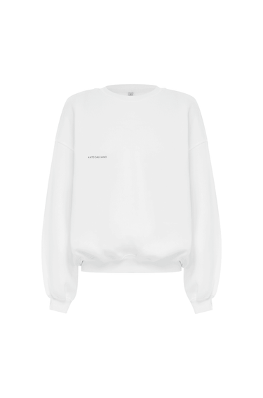 white jumper for women - luxe 23 white jumper - kate galliano activewear