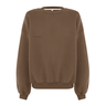 luxe jumper chocolate brown - brown jumper for women - Kate Galliano activewear