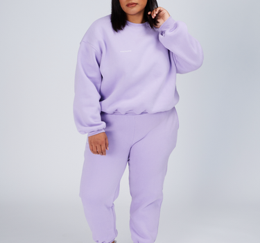 Lilac Jumper For Women - Luxe 23 by Kate Galliano Activewear - purple jumper - women's jumper australia