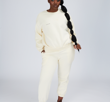 luxe cream jumper for women - women's sweater - Kate Galliano activewear