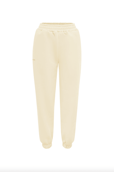 cream tracksuit pants luxe Kate Galliano activewear