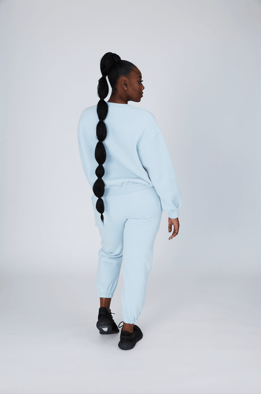 Baby blue tracksuit bottoms discount