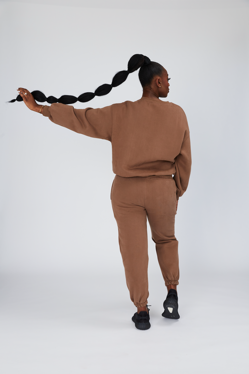 chocolate tracksuit pants luxe Kate Galliano activewear