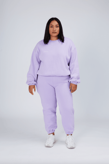 lilac tracksuit pants luxe Kate Galliano activewear