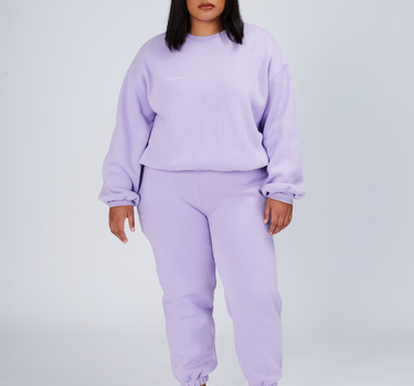 lilac tracksuit pants luxe Kate Galliano activewear