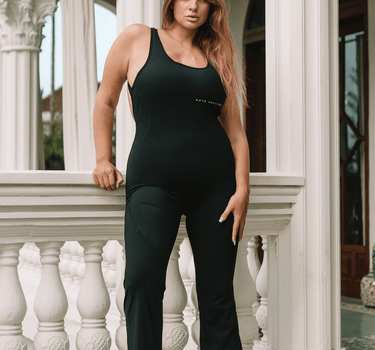 Flared activewear jumpsuit | One Pieces | Kate Galliano 