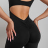 Scrunch Flared Jumpsuit - Black | Kate Galliano Activewear