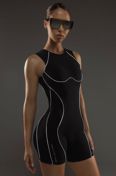 Neo Form Sculpt Romper - Black | Kate Galliano Activewear