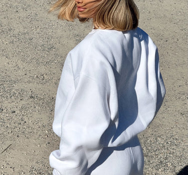 white jumper tracksuit | Kate galliano activewear