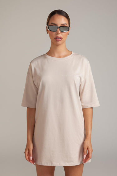 beige oversized t shirt Kate Galliano