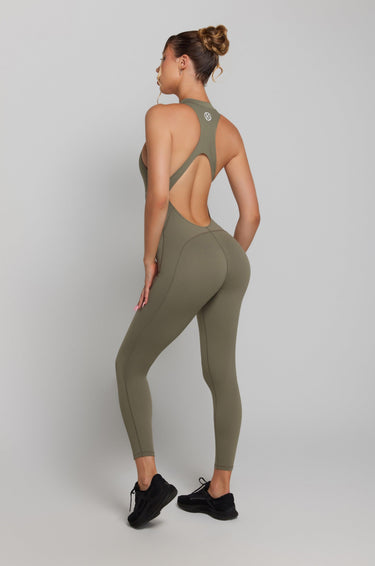 Khaki Jumpsuit | Kate Galliano