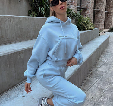 LUXE Hoodie - Baby Blue - Kate Galliano