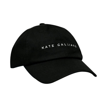 KG Logo Baseball Cap - Black - Kate Galliano