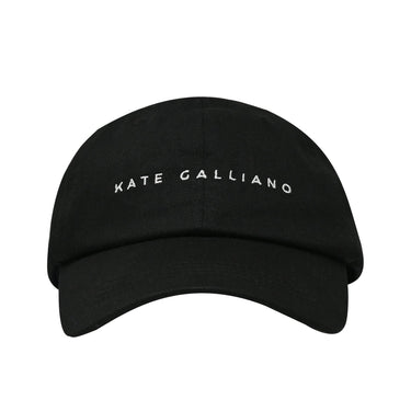 KG Logo Baseball Cap - Black - Kate Galliano