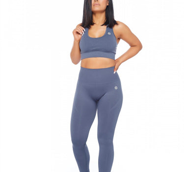 SEAMLESS Sports Bra - Steel Grey - Kate Galliano