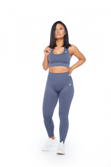 SEAMLESS Sports Bra - Steel Grey - Kate Galliano