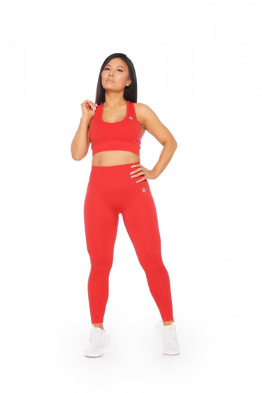 SEAMLESS Leggings - Candy Red - Kate Galliano