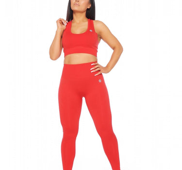 SEAMLESS Leggings - Candy Red - Kate Galliano