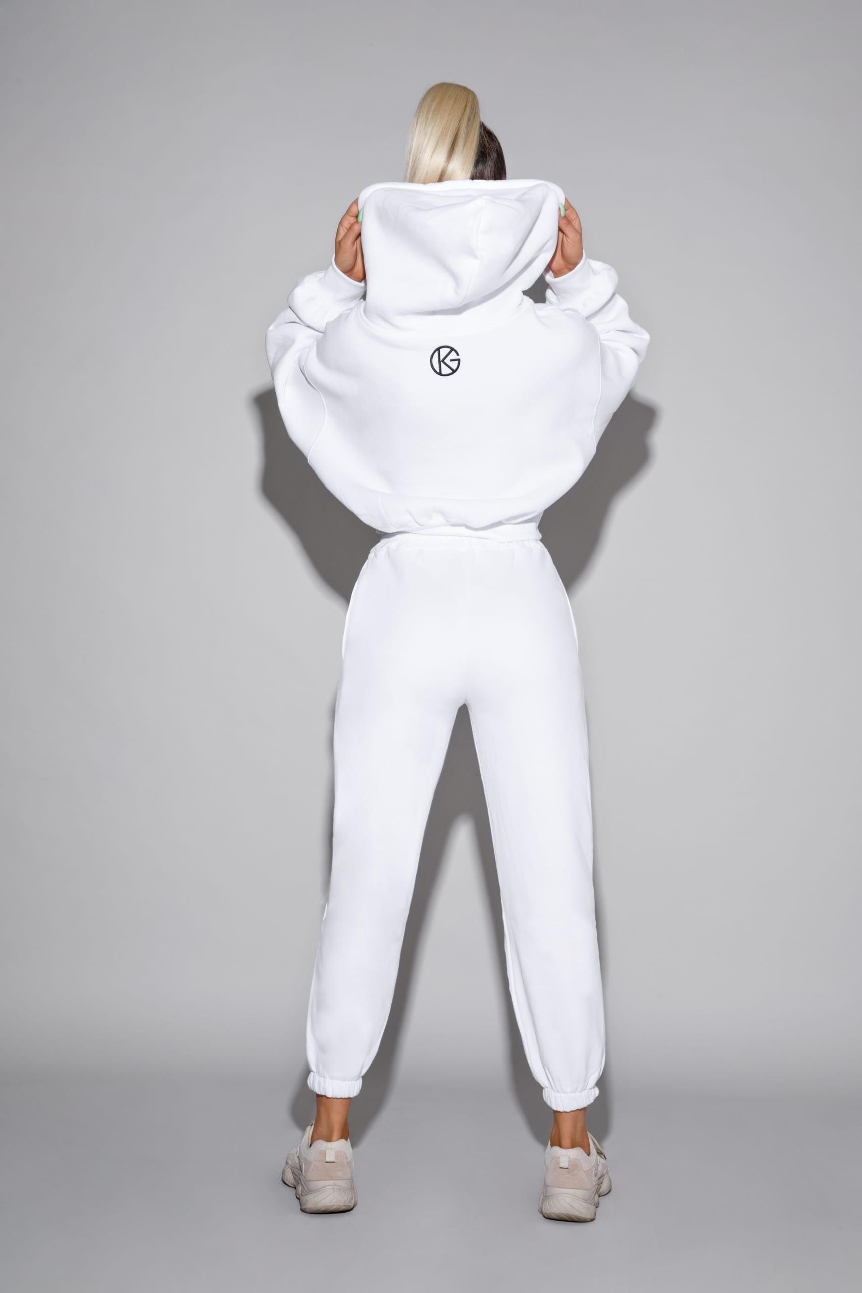 LUXE Tracksuit Pants - White - Kate Galliano
