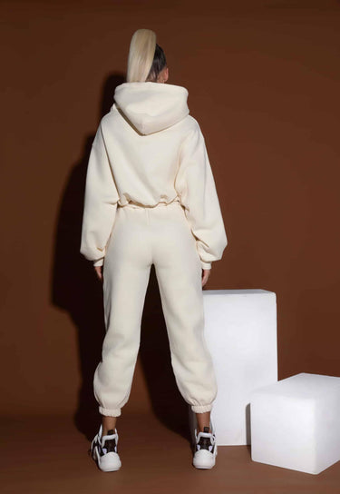 LUXE Tracksuit Pants - Cream - Kate Galliano