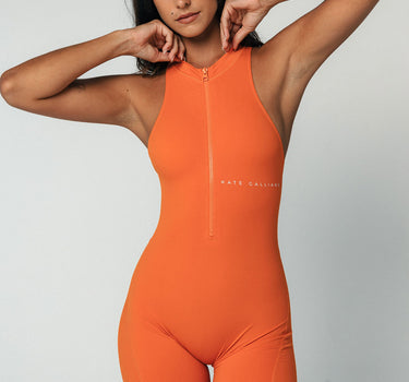 KG Romper Orange Flame | Kate Galliano Activewear