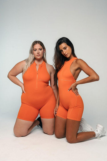 KG Romper Orange Flame | Kate Galliano Activewear