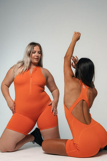 KG Romper Orange Flame | Kate Galliano Activewear