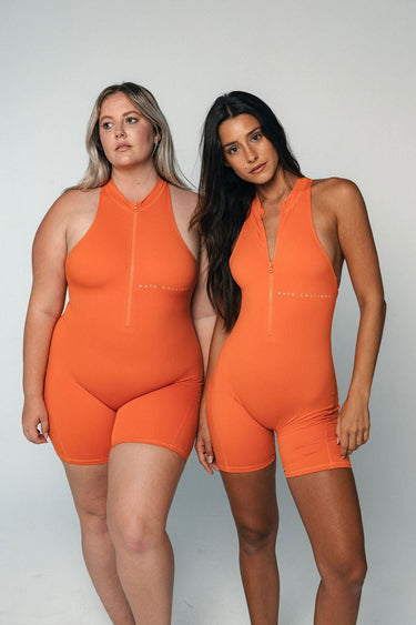 KG Romper Orange Flame | Kate Galliano Activewear