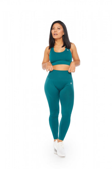 SEAMLESS Sports Bra - Dark Green - Kate Galliano