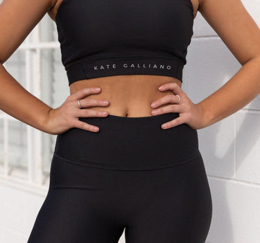 SCULPT Sports Bra - Black - Kate Galliano