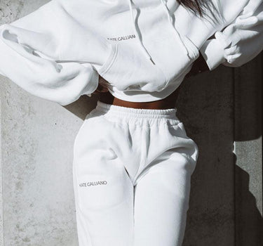 LUXE Hoodie - White - Kate Galliano