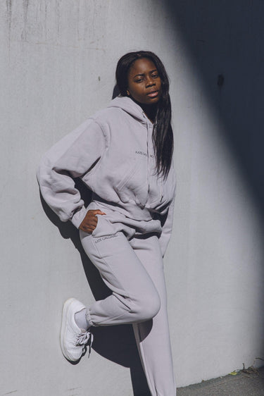 Grey Hoodie - Kate Galliano Activewear - gray hoodie - activewear hoodie - workout hoodie