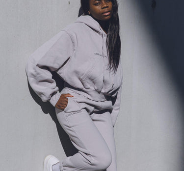 Grey Hoodie - Kate Galliano Activewear - gray hoodie - activewear hoodie - workout hoodie