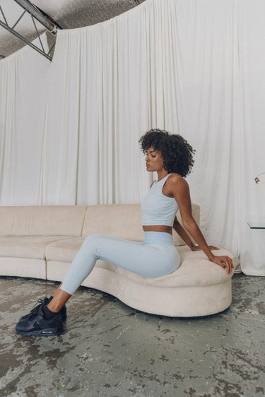 KG LUXE Cropped Top - Ice BlueKG708SKATE GALLIANO